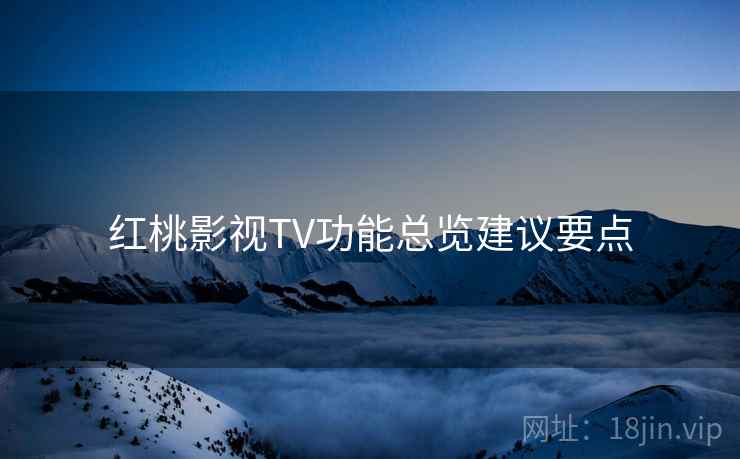 红桃影视TV功能总览建议要点