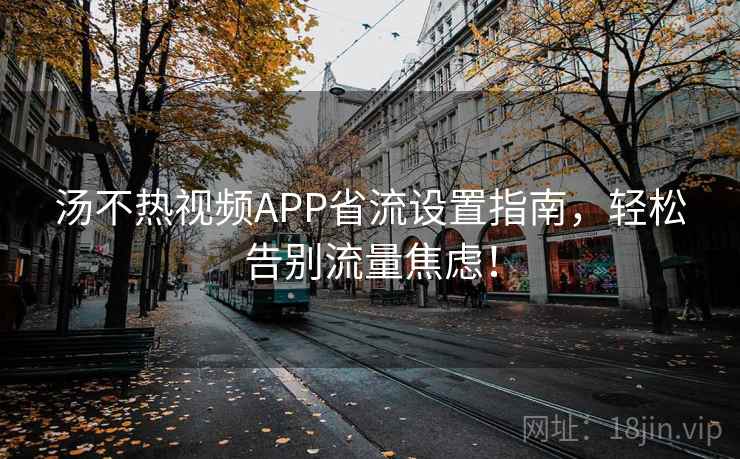 汤不热视频APP省流设置指南,轻松告别流量焦虑! 汤不热视频APP省流设置指南,轻松告别流量焦虑!