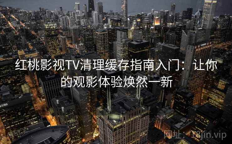 红桃影视TV清理缓存指南入门：让你的观影体验焕然一新